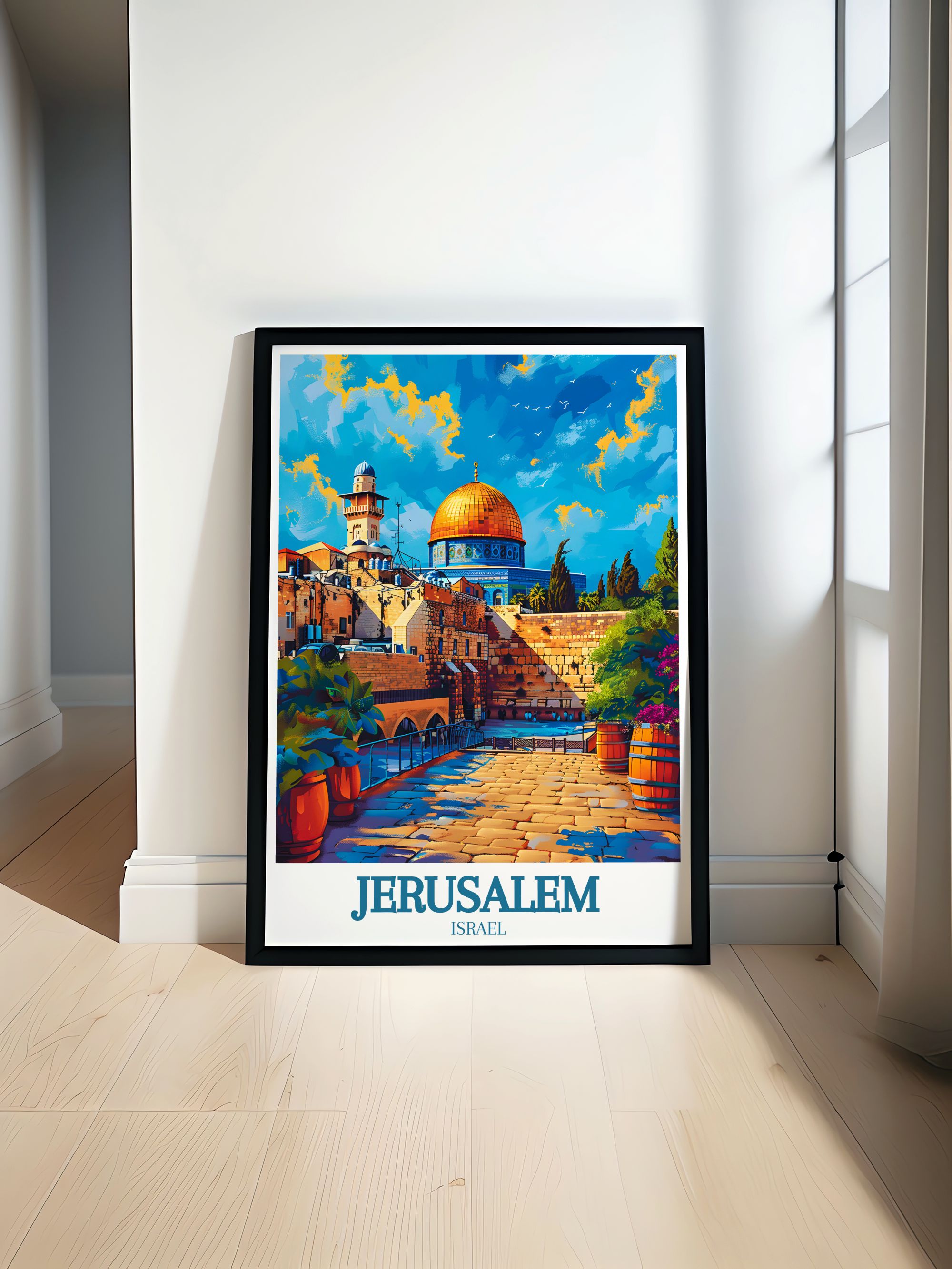 Israel canvas tavla – Jerusalem heminredning