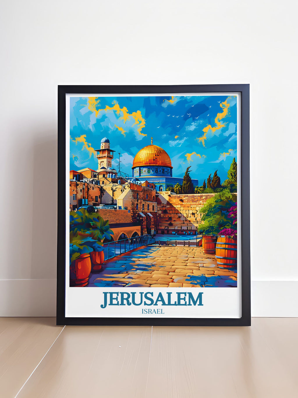 Israel canvas tavla – Jerusalem heminredning