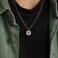 Geometrisk Davidsstjärna halsband – 925 sterlingsilver