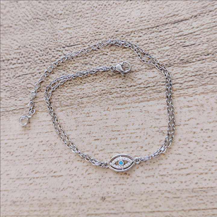 Minimalistiskt onda ögat armband