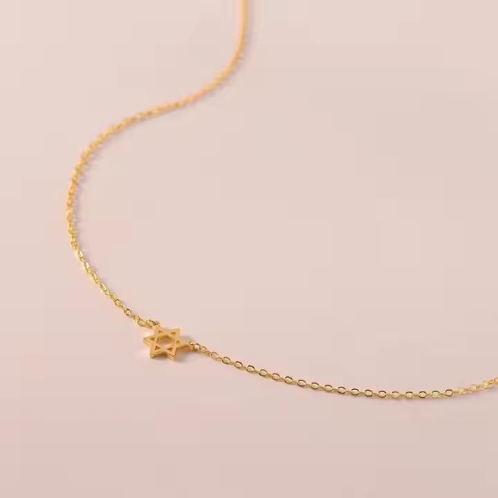 Dainty Star of David Necklace