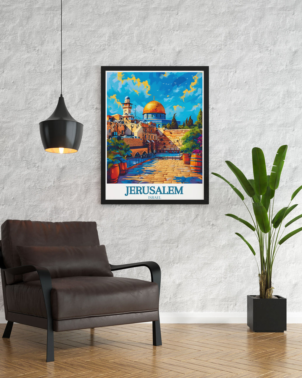 Israel canvas tavla – Jerusalem heminredning