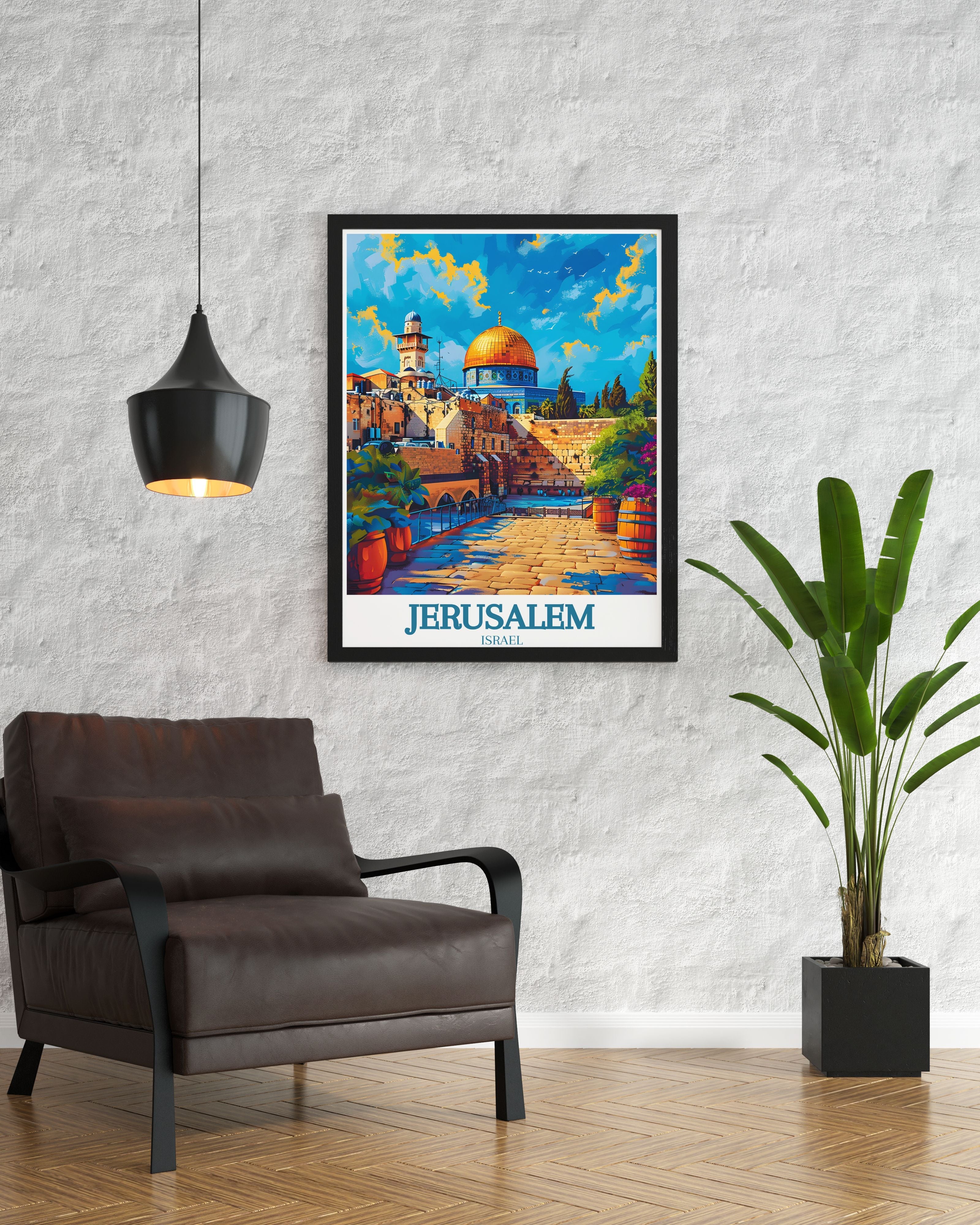 Israel canvas tavla – Jerusalem heminredning
