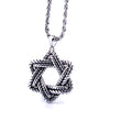 Davidsstjärna repkedjehalsband – 925 sterlingsilver
