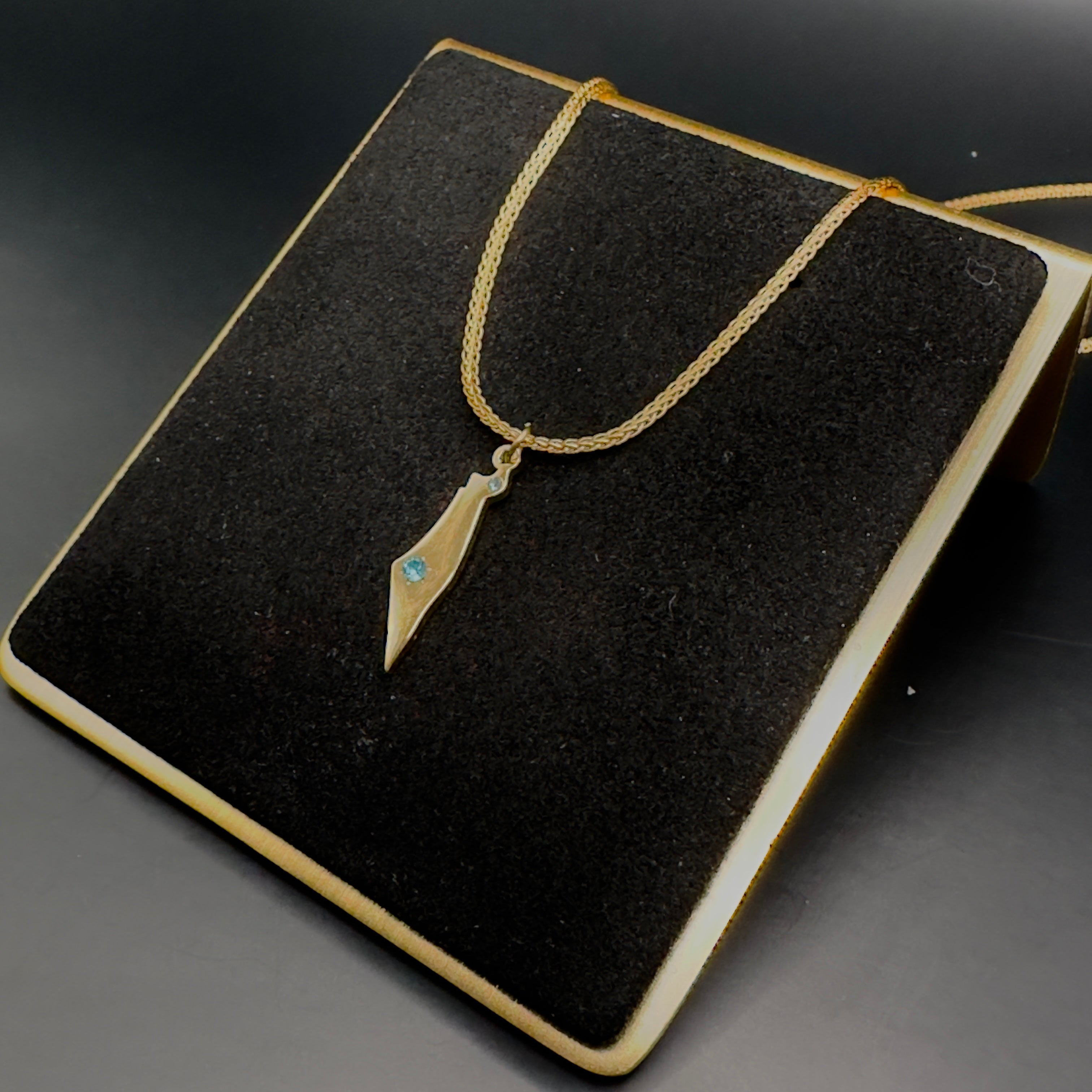 Israel kartkarta hänge halsband med kristallaccent