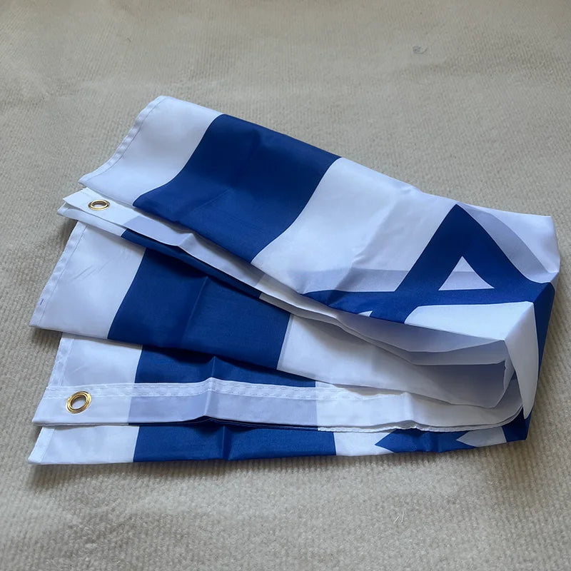 Israels flagga – 90x150 cm hängande (hemdekor)