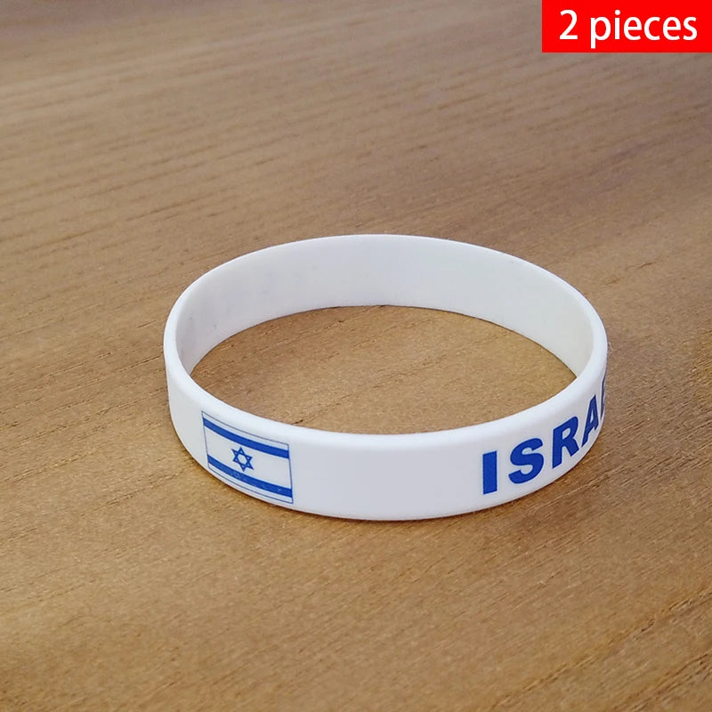 Israel-armband – Blå/vitt med Davidsstjärna