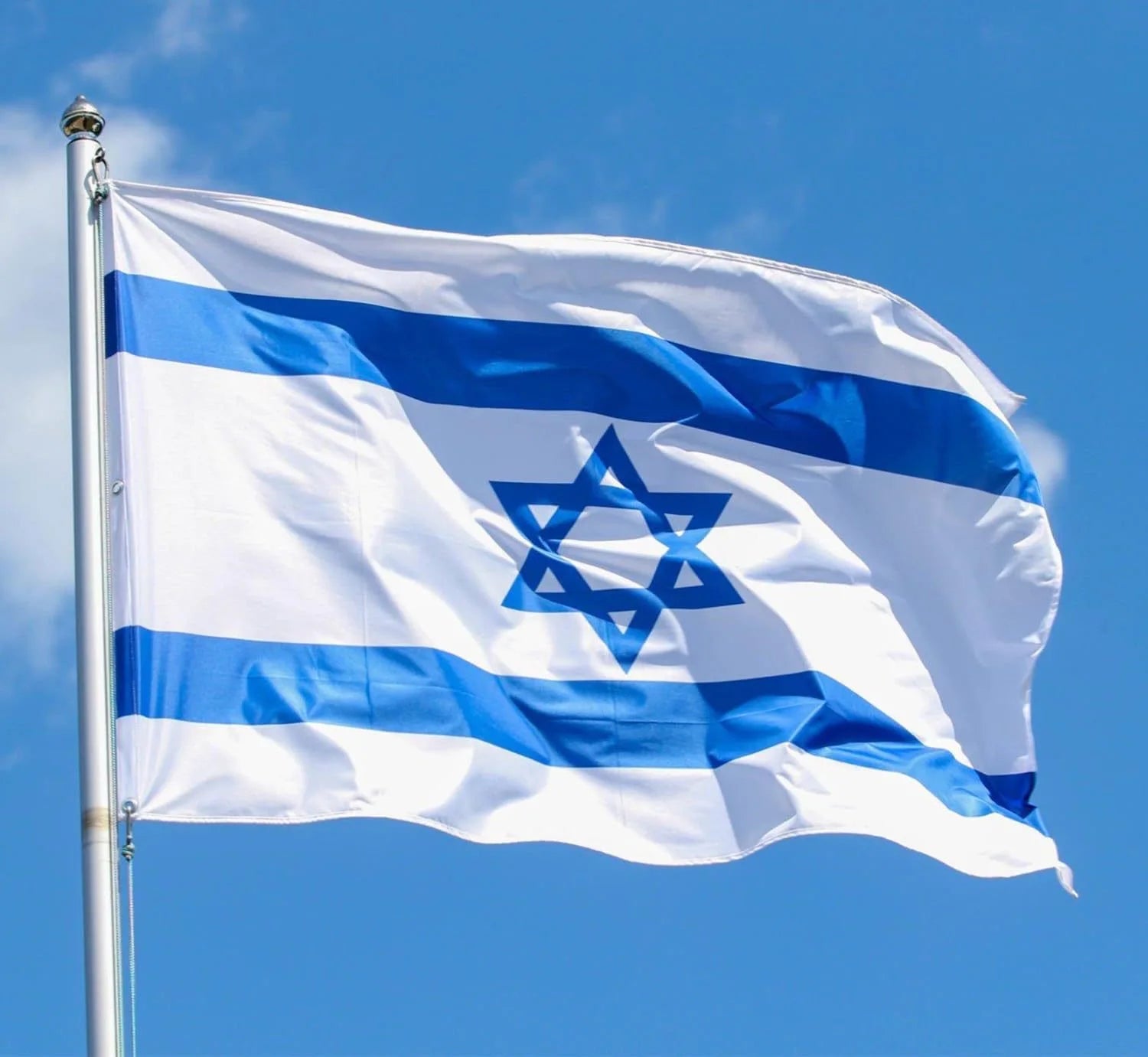 Israels flagga – 90x150 cm hängande (hemdekor)