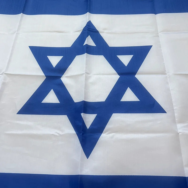 Israels flagga – 90x150 cm hängande (hemdekor)