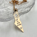 Israel kartkarta halsband