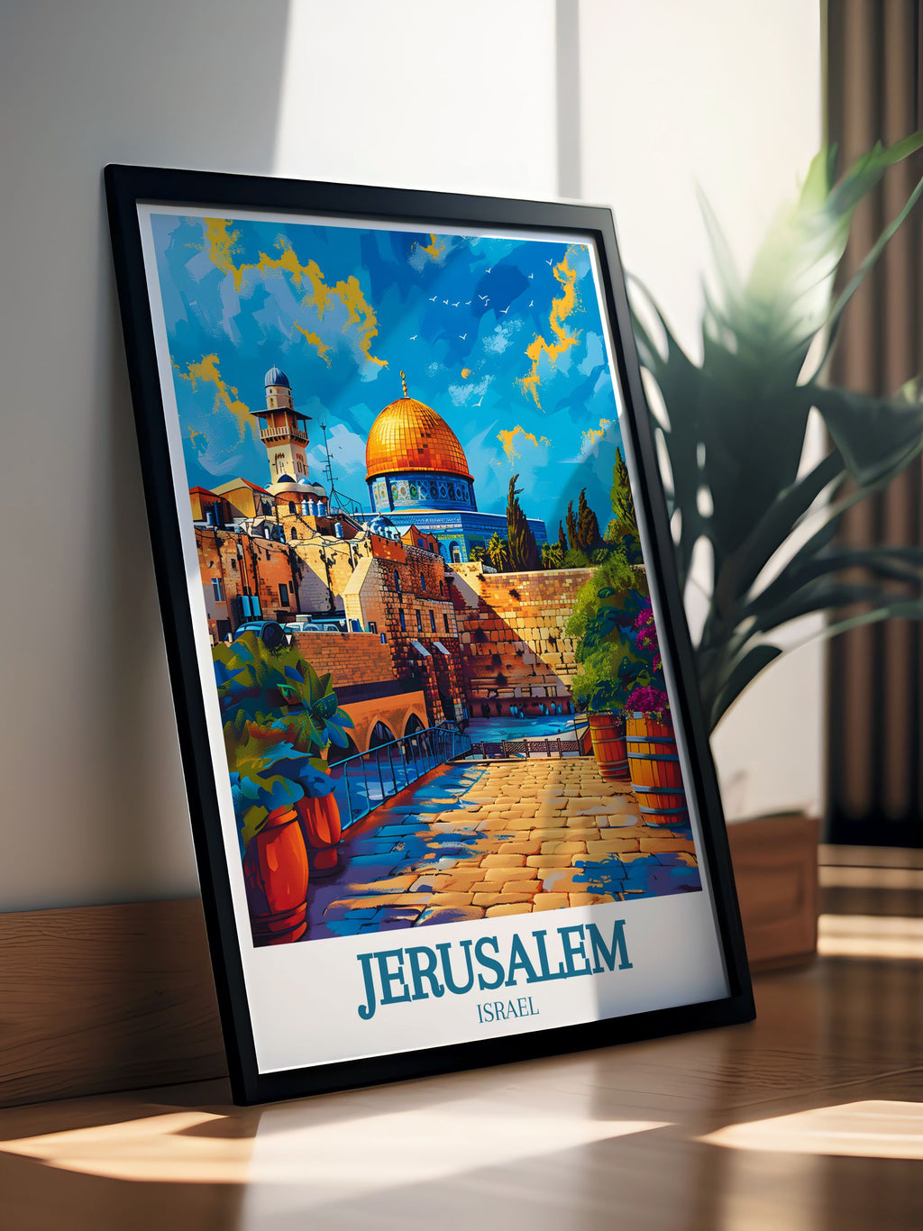 Israel canvas tavla – Jerusalem heminredning