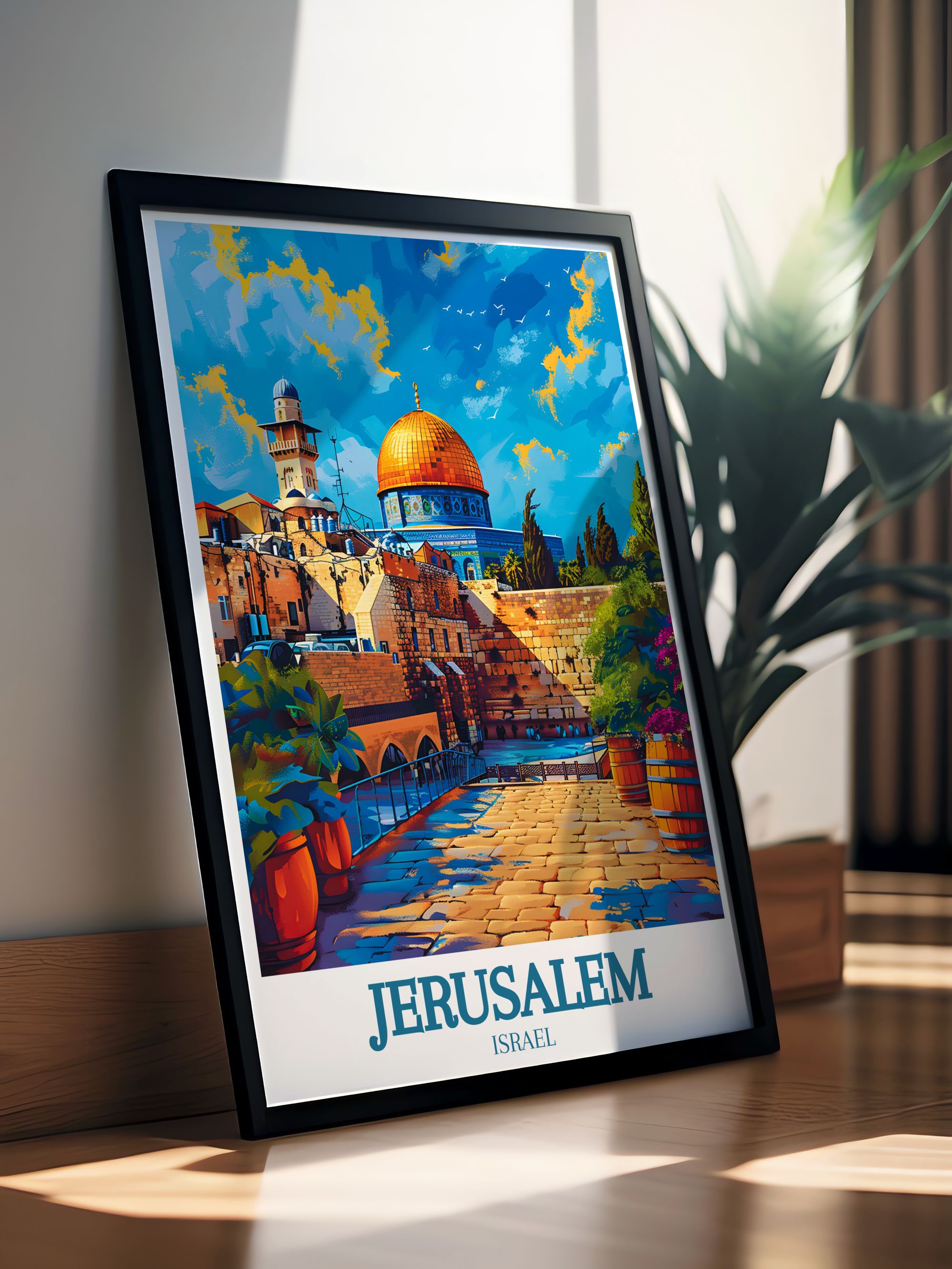 Israel canvas tavla – Jerusalem heminredning