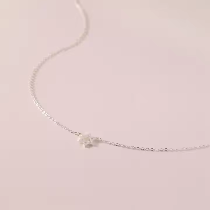 Dainty Star of David Necklace