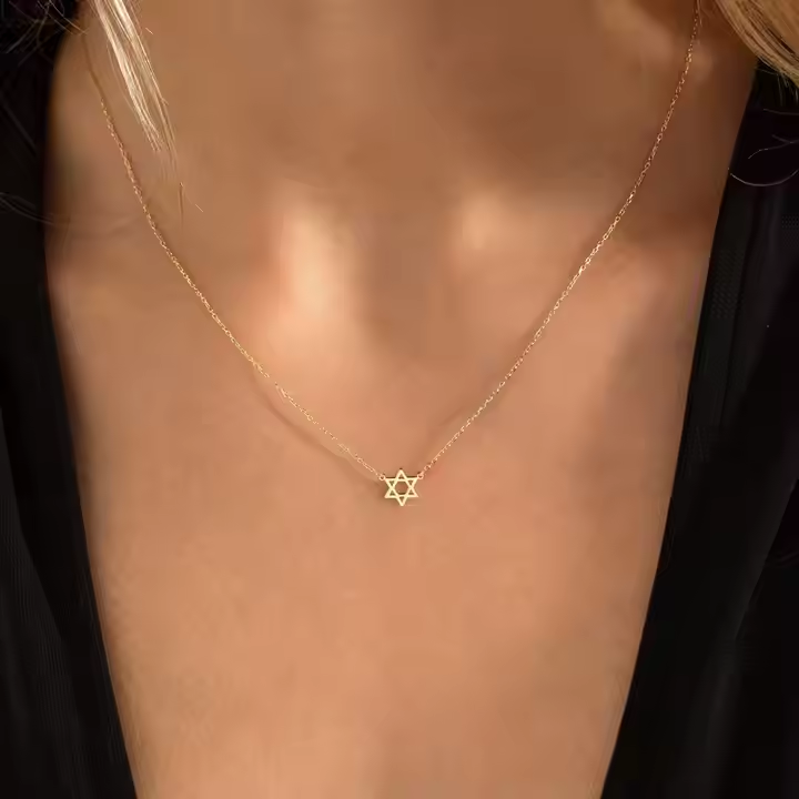 Dainty Star of David Necklace